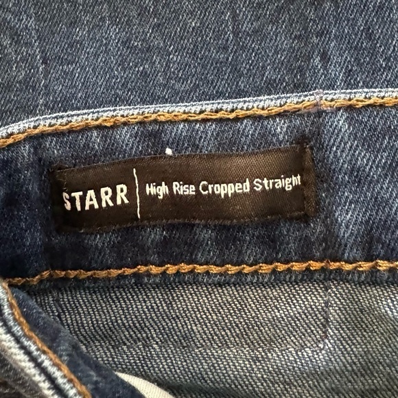 True Religion Starr High Rise Cropped Straight Jean, Size 27 - Picture 8 of 10